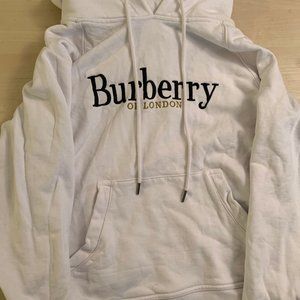 Burberry Embroidered Logo Hoodie